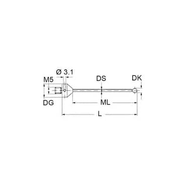 Щуп Renishaw M3 D2SIN L40 A-5004-1985